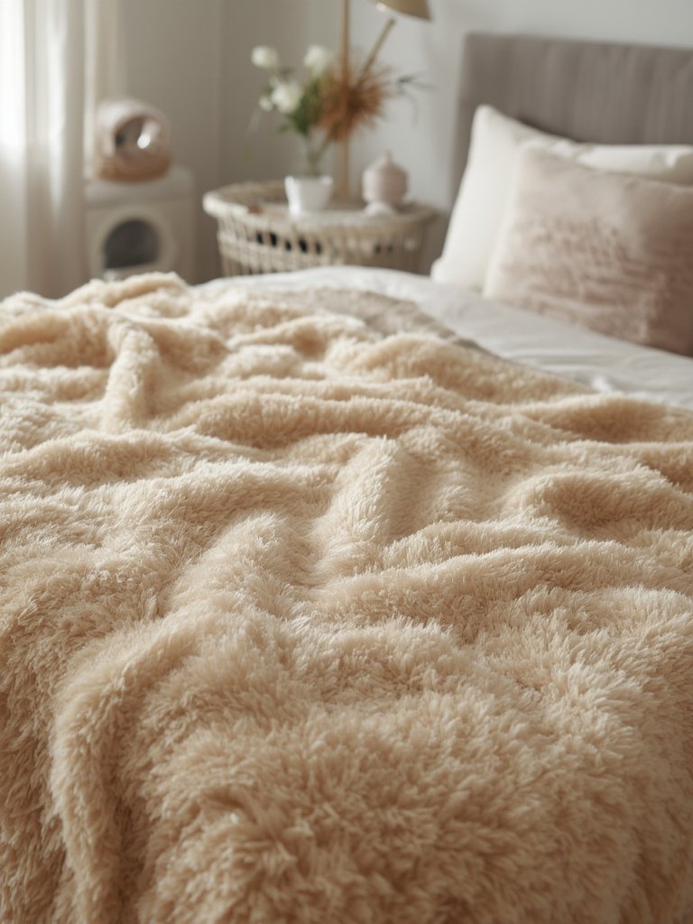 faux throw in action