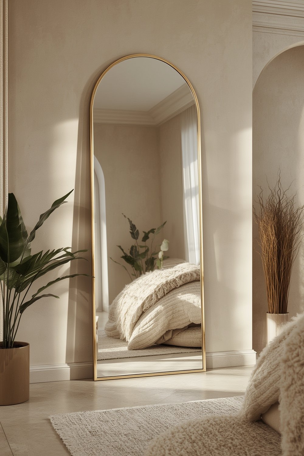 arched mirror product view