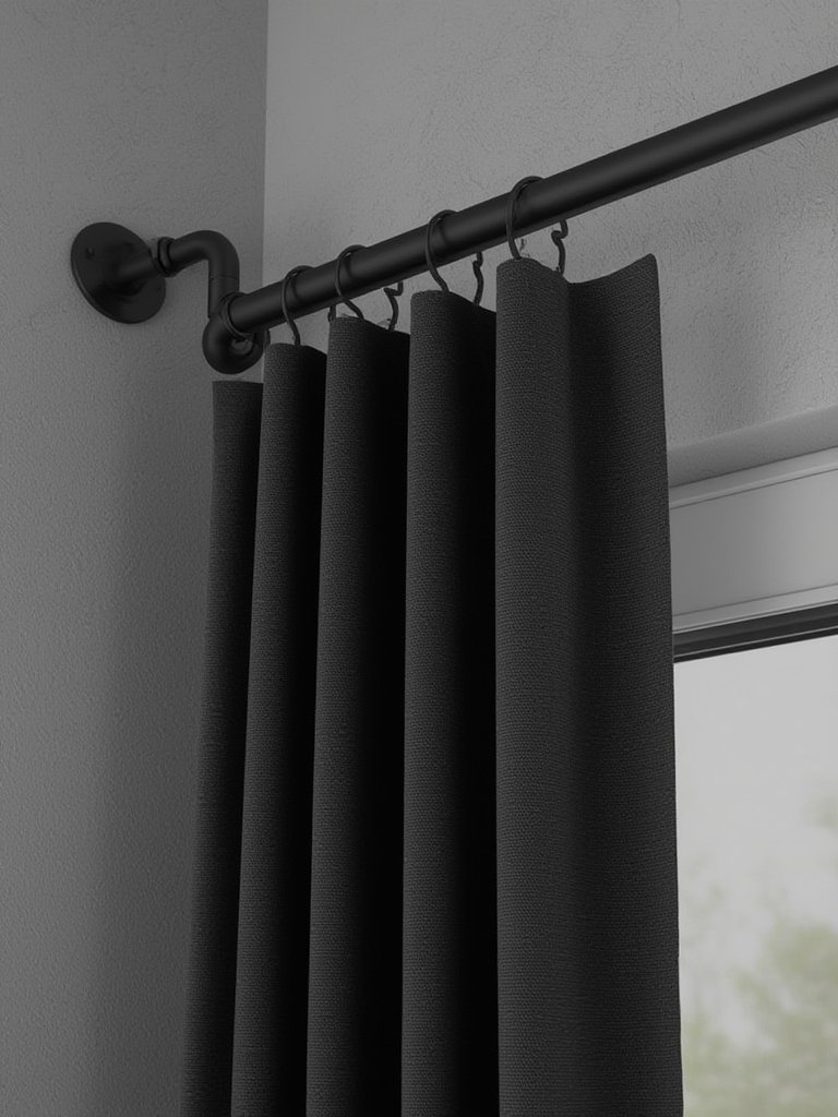 blackout curtains in action