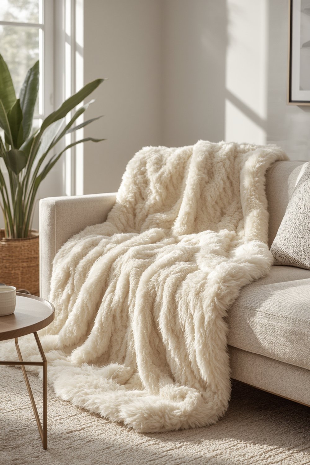 faux throw product view