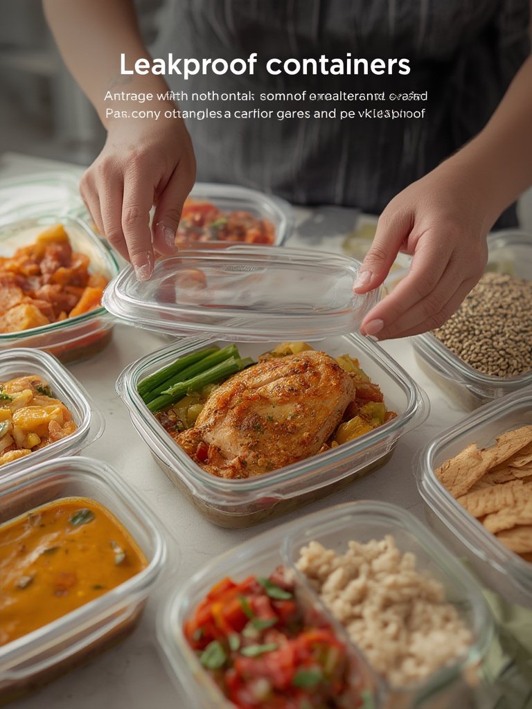 deli containers in action