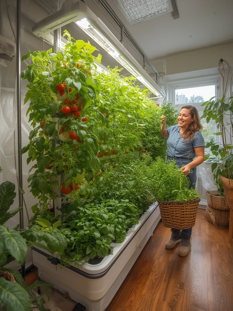 indoor hydroponic garden system - Illustration 3
