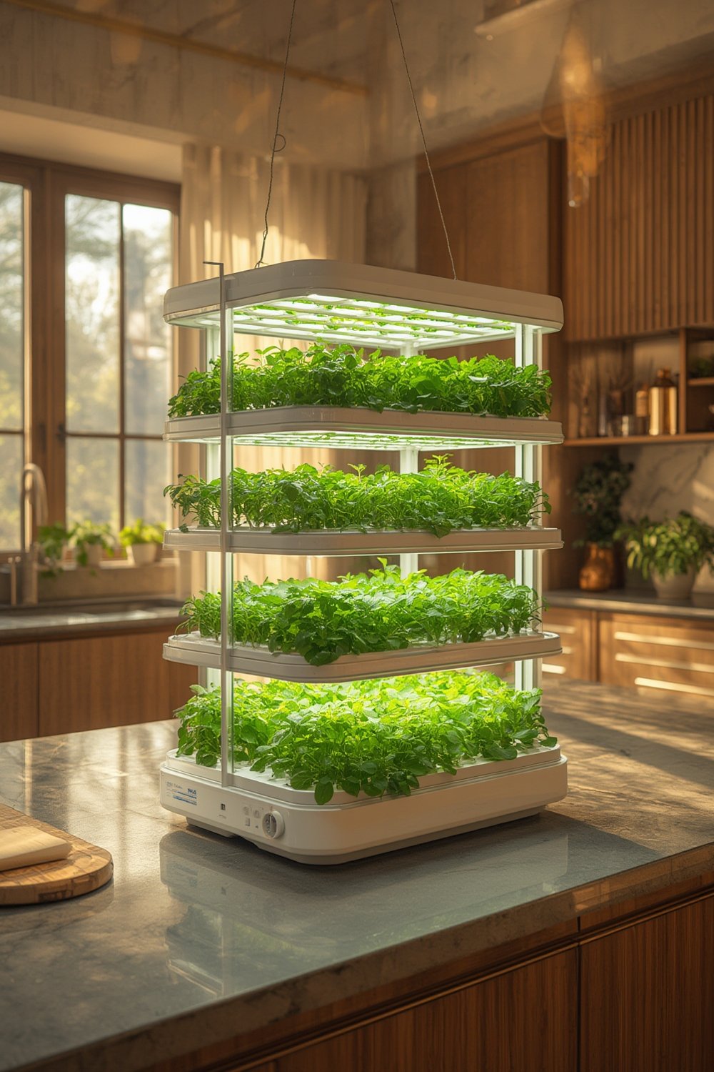 indoor hydroponic garden system - Illustration 1