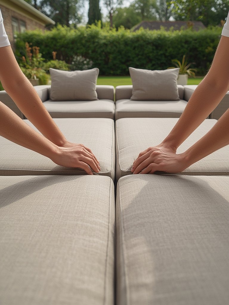 modular outdoor sectional - Illustration 2