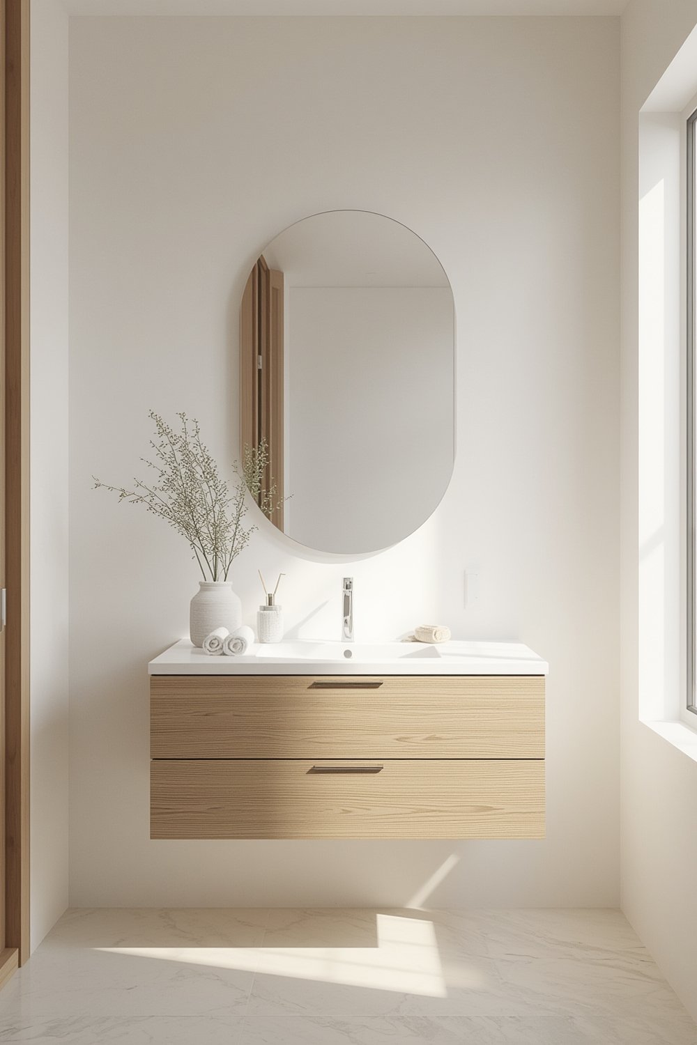 Oval Bathroom Vanity Mirrors: 7 Amazing Ways to Transform Your Bathroom (Proven Guide) 2 oval bathroom vanity mirrors - Illustration 1