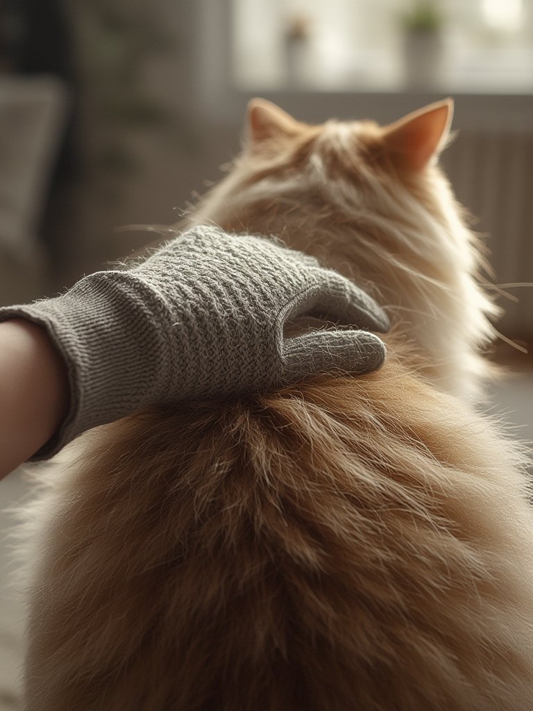 pet hair remover glove - Illustration 2