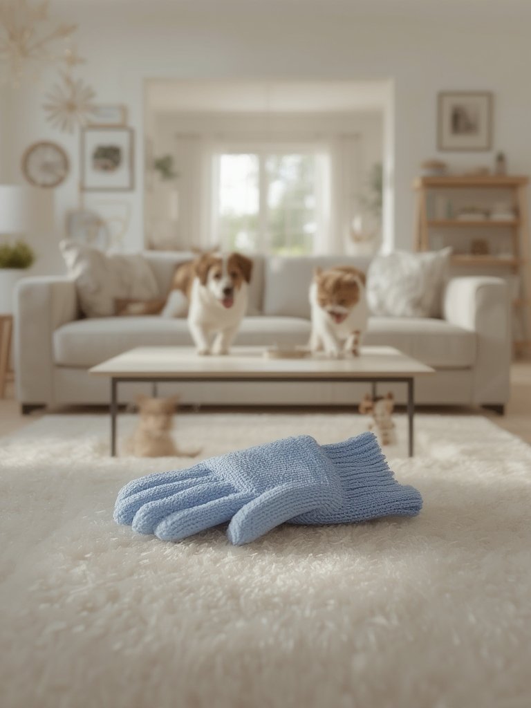 pet hair remover glove - Illustration 3