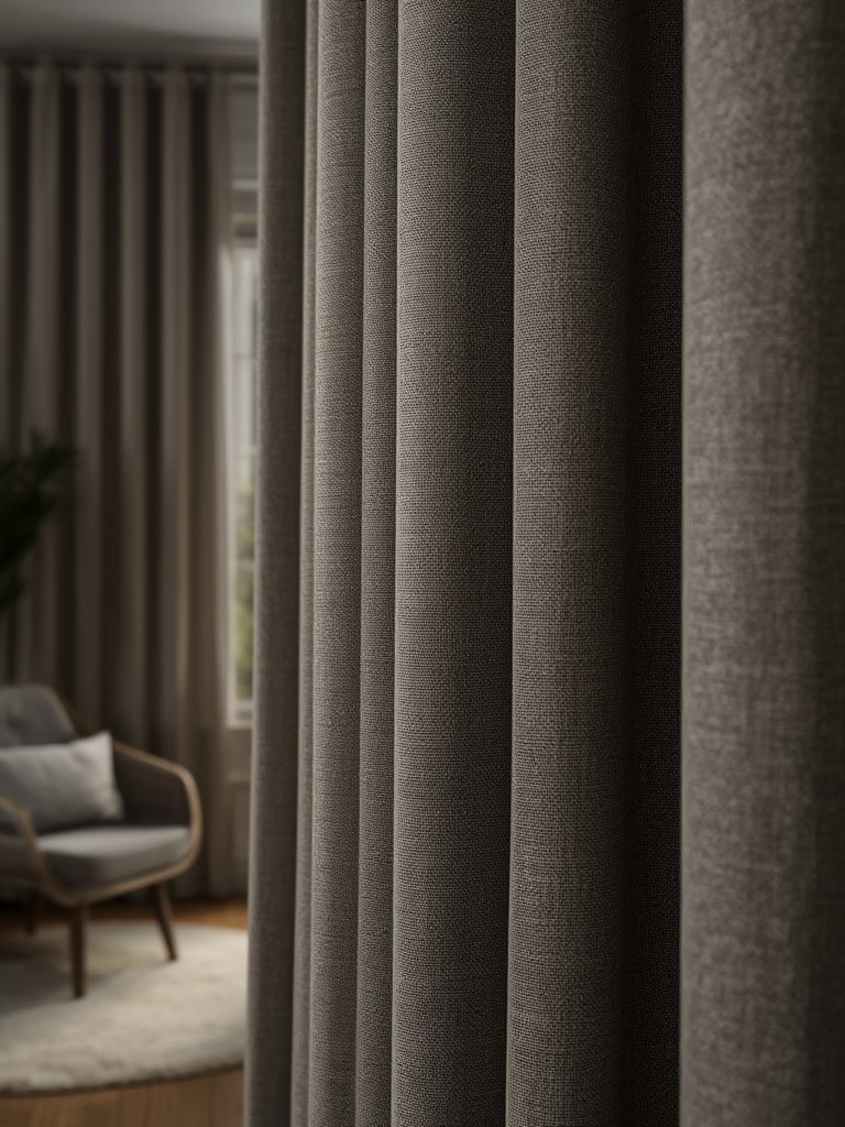 blackout curtains in action