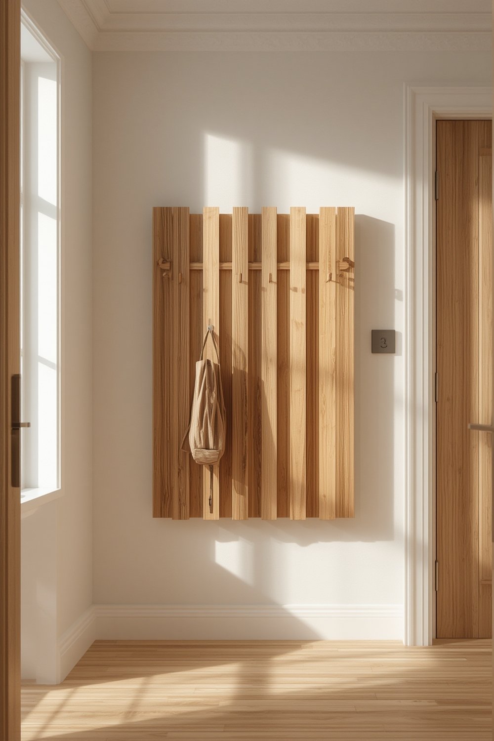 wooden coat product view